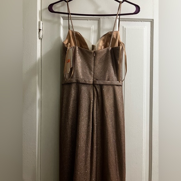 NWT GB bronze prom dress sz 3 - Picture 3 of 7